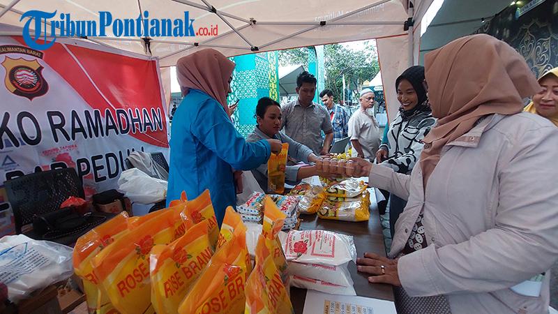 Jaga Stabilitas Harga Bahan Pokok, Polda Kalbar Gelar Bazar Setiap Hari Selama Ramadan