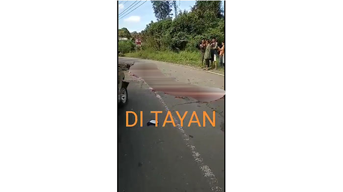 Beredarnya Video Laka Lantas Menegaskan Bertuliskan Di Tayan, Kapolsek Tayan Hilir Berikan Penegasan