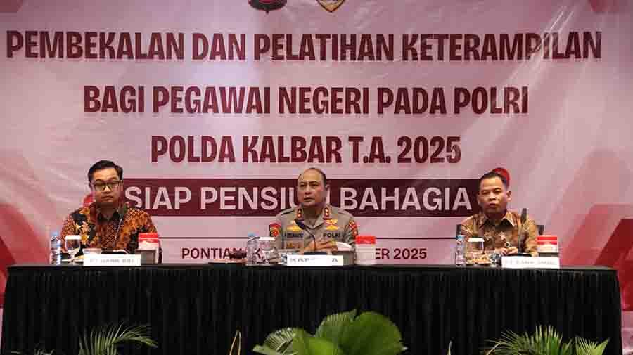 Polda Kalbar Bekali Personel Polri dan ASN Polri Jelang Purna Tugas dengan Pelatihan Keterampilan
