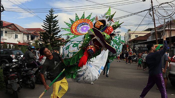 45 Naga akan Beratraksi Saat Puncak Cap Go Meh di Pontianak, Ada Naga Sepanjang 80 Meter