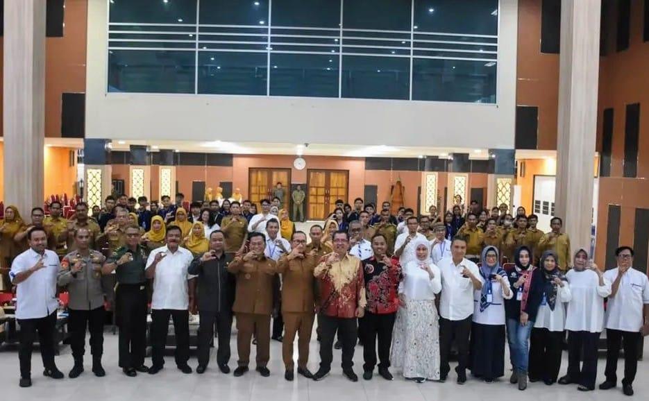 Sambut KKM 222 Mahasiswa Fisip Untan di Kubu Raya, Bupati Sujiwo Memberi Manfaat pada Masyarakat