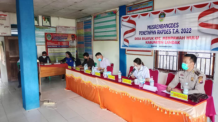 Bhabinkamtibmas Turut Hadiri Rapat Musrembangdes Desa Bilayuk