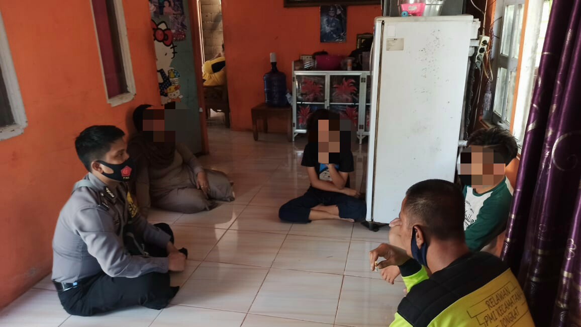 Bhabinkamtibmas Sungai Nipah Cegah Seorang Ibu Muda yang Diduga Hendak Bunuh Diri