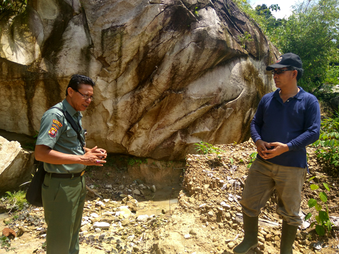 Terkait Galian Batu, Camat Kelam Permai Jalin Koordinasi dengan BKSDA