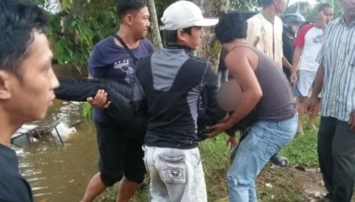Polisi Sintang Nekat Terjun ke Sungai Selamatkan Gadis yang Nyaris Tewas Bunuh Diri