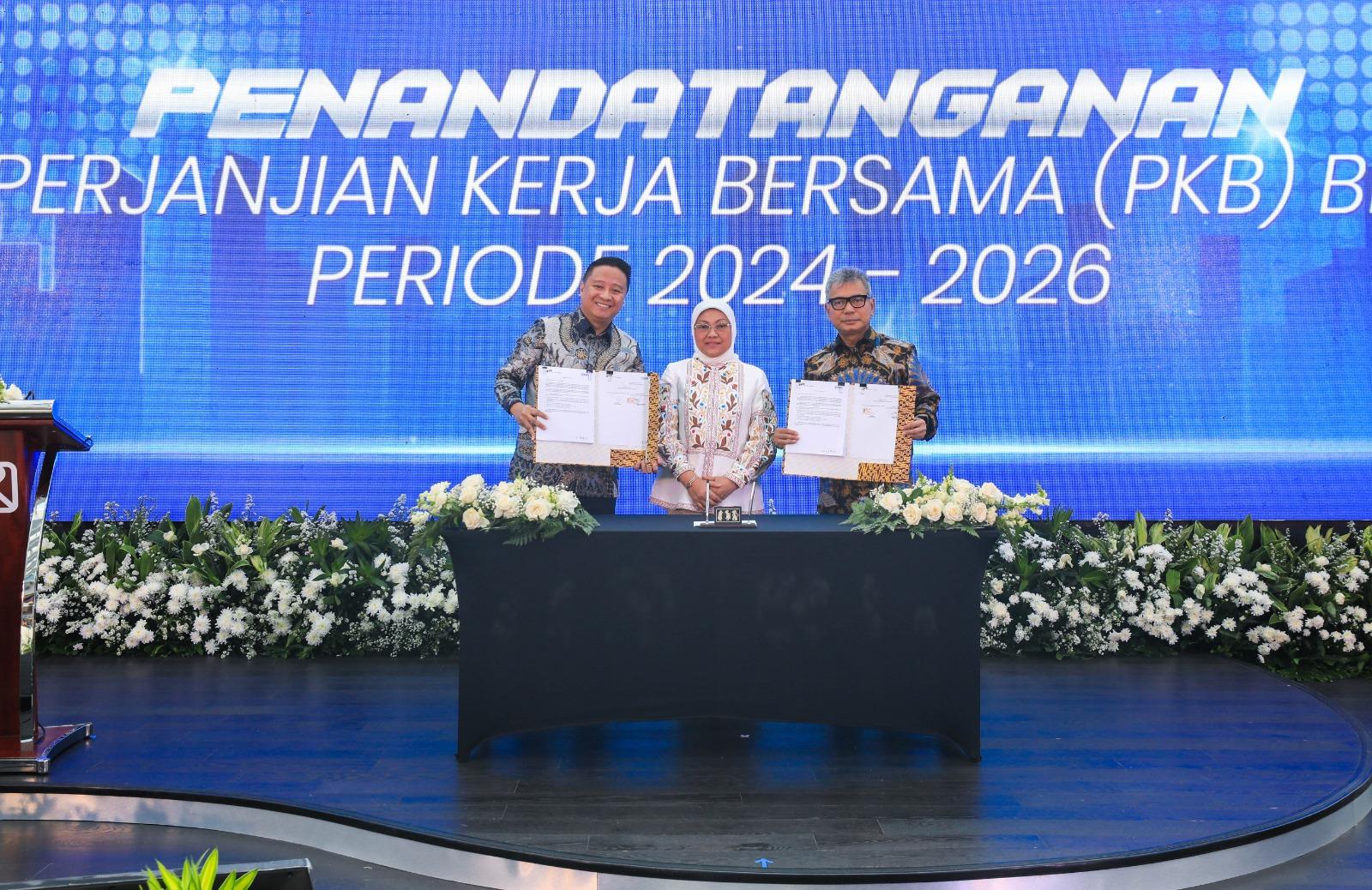 Tandatangani Perjanjian Kerja Bersama 2024-2026, BRI dan Serikat Pekerja Perkuat Hubungan Industrial