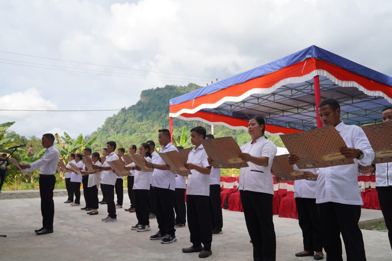 10 Desa Kecamatan Kalis Kapuas Hulu Deklarasi Desa Bebas Buang Air Besar Sembarangan