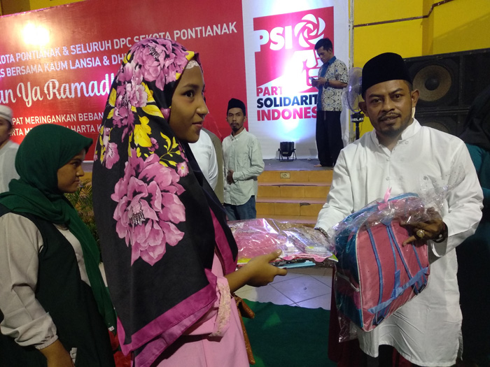 Buka Puasa Bersama, DPW PSI Kalbar Berbagi Kepedulian dan Kepekaan pada Masyarakat