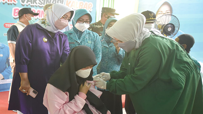 Ketua TP PKK Mempawah Sebut Keberhasilan Vaksinasi Dilandasi Beberapa Faktor