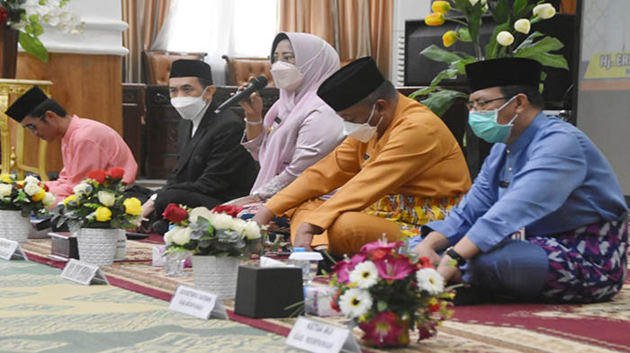 Bupati Erlina Hadiri Ceramah Agama yang Digelar untuk para ASN di Ruang Lingkup Pemkab Mempawah