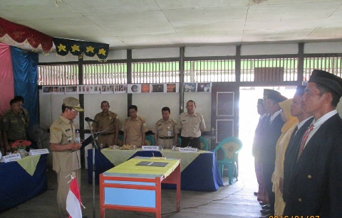 Tujuh BPD Desa Kuala Pangkalan Keramat Dilantik