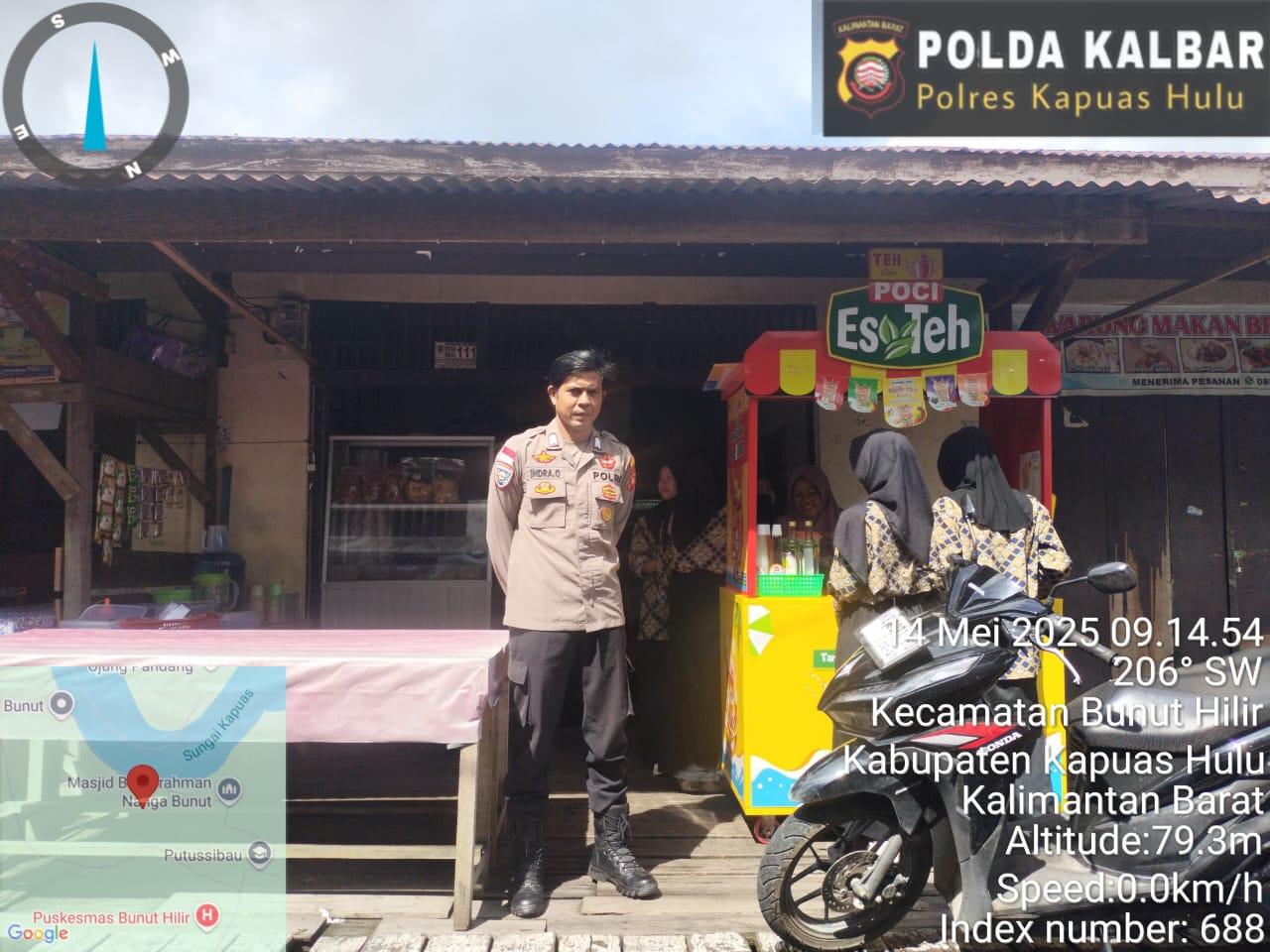 Polsek Bunut Hilir dan Polsek Empanang Patroli Berantas Premanisme, Wujudkan Rasa Aman pada Warga