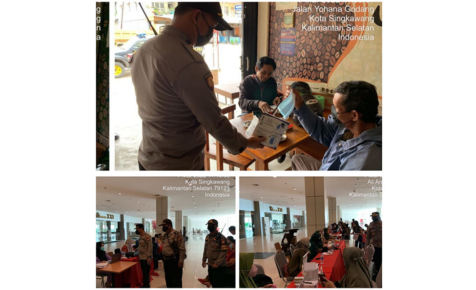 Kapolsek Singkawang Barat Pimpin Patroli PPKM, Antisipasi Laka Lantas dan Imbauan Prokes