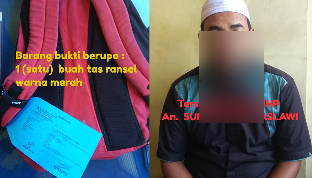 Diduga Curi Alquran di Masjid, Seorang Pria Diciduk Polsek Pontianak Timur