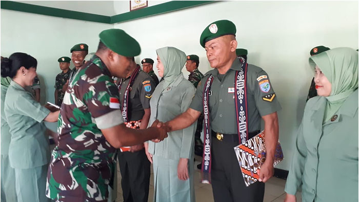 Dandim Singkawang Pimpin Upacara Purna Tugas Personel Prajurit Kodim 1202/Skw