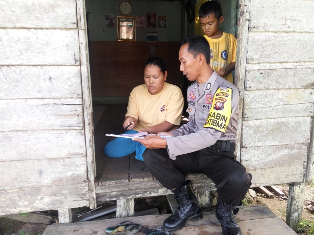 Cipta Kondisi Jelang Pemilu, Polsek Menyuke Laksanakan DDS pada Warga
