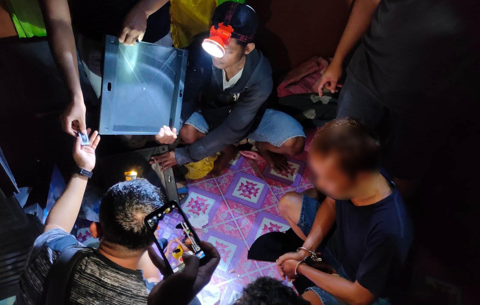 Polsek Sekayam Berhasil Amankan Bandar Sabu Asal Sekayam, Sita Sejumlah Barang Bukti