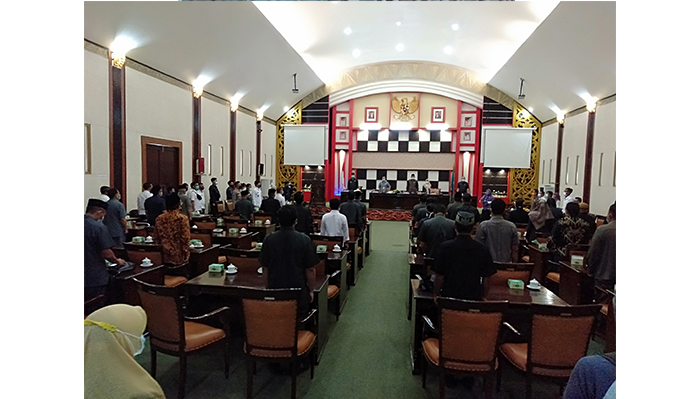 DPRD Sambas Gelar Paripurna Pembahasan APBD 2021