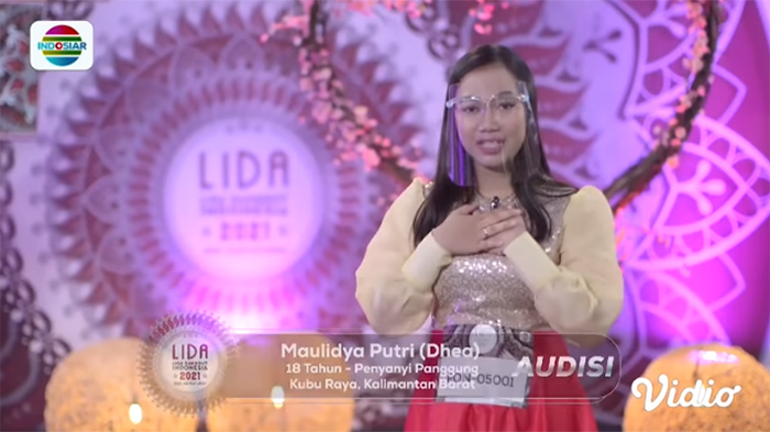 PROFIL Maulidya Putri atau Dhea - Duta LIDA 2021 dari Kubu Raya Kalbar Penerus Weni D’Academy