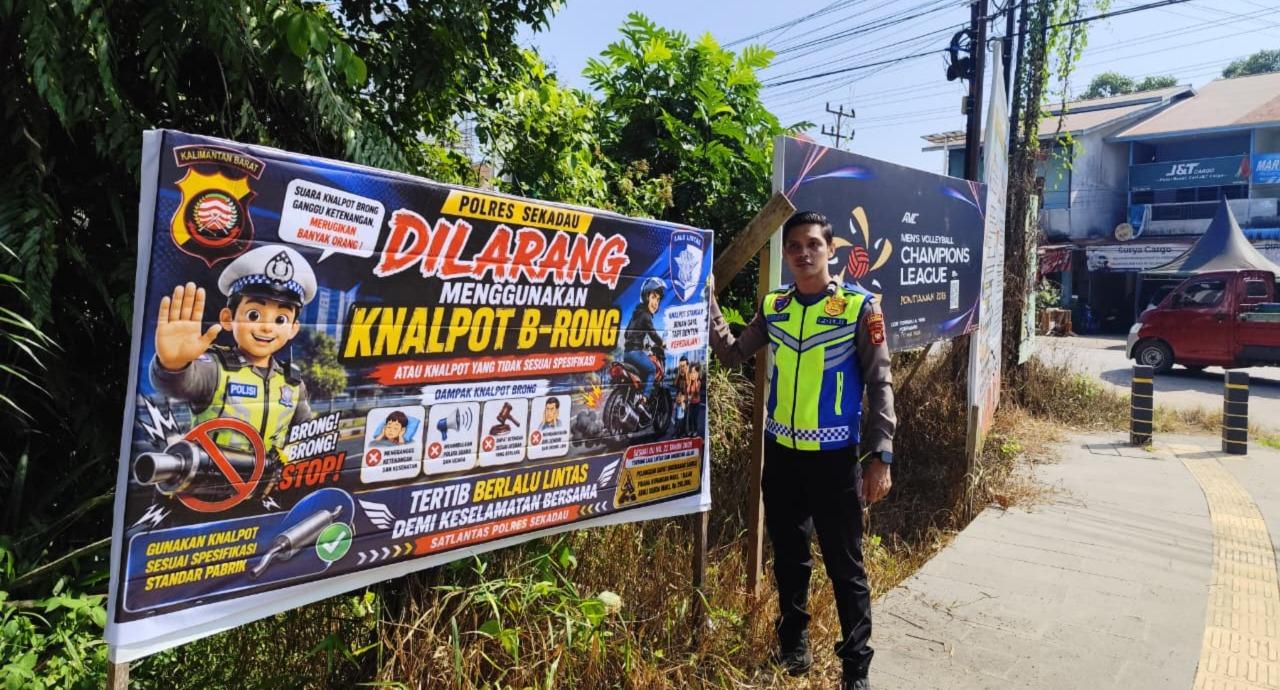 Satlantas Polres Sekadau Sampaikan Tiga Pesan Keselamatan untuk Tingkatkan Kesadaran Masyarakat - Tribunpontianak.co.id