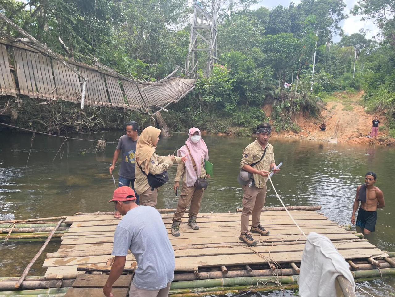 Tim Dinas PU: Butuh Anggaran Rp 800 Juta untuk Bangun Jembatan Gantung Sungai Sintang