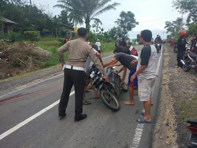 Terlindas Truk Tronton, Pengendara Sepeda Motor Meninggal Dunia di Tempat