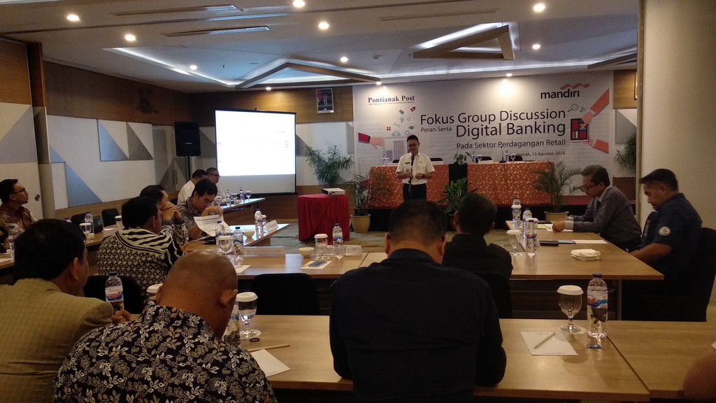 Dukung Perdagangan Ritel di Kalbar, Bank Mandiri Terus Kembangkan Layanan Digital