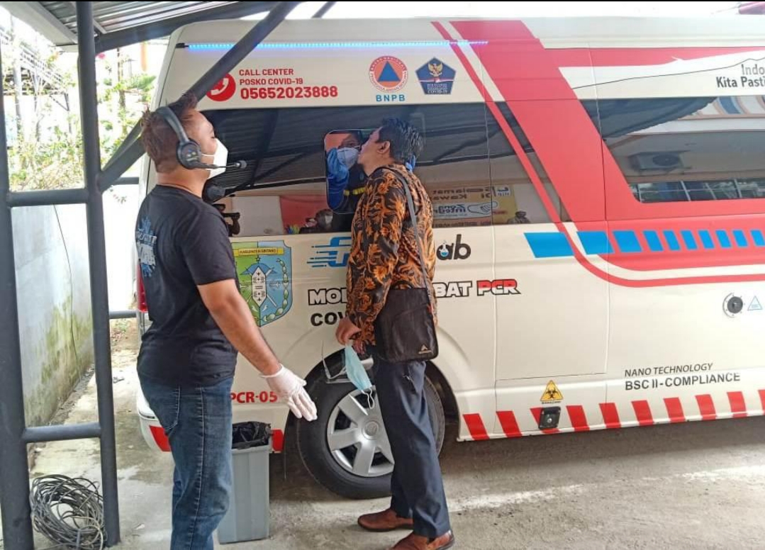 Dinkes Sintang Tes Swab PCR Pegawai KPP Pratama Sintang