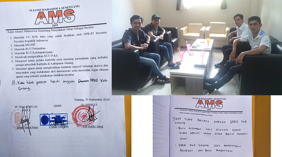 BREAKING NEWS - Sikapi Poin Mosi Tidak Percaya DPR, Dewan Sintang Undang Perwakilan Mahasiswa