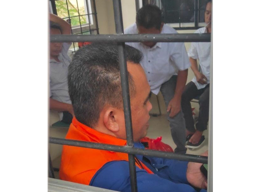 Dikawal Ketat, Begini Kondisi Gidot di Ruang Tunggu Pengadilan Tipikor Pontianak