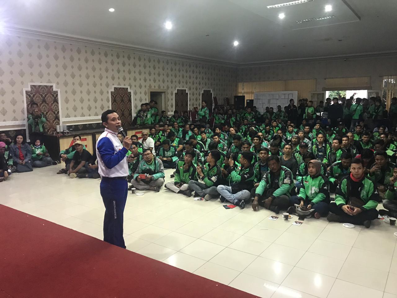 PT Gojek Pontianak Adakan Halal Bihalal dan Berikan Pemahaman Safety Riding