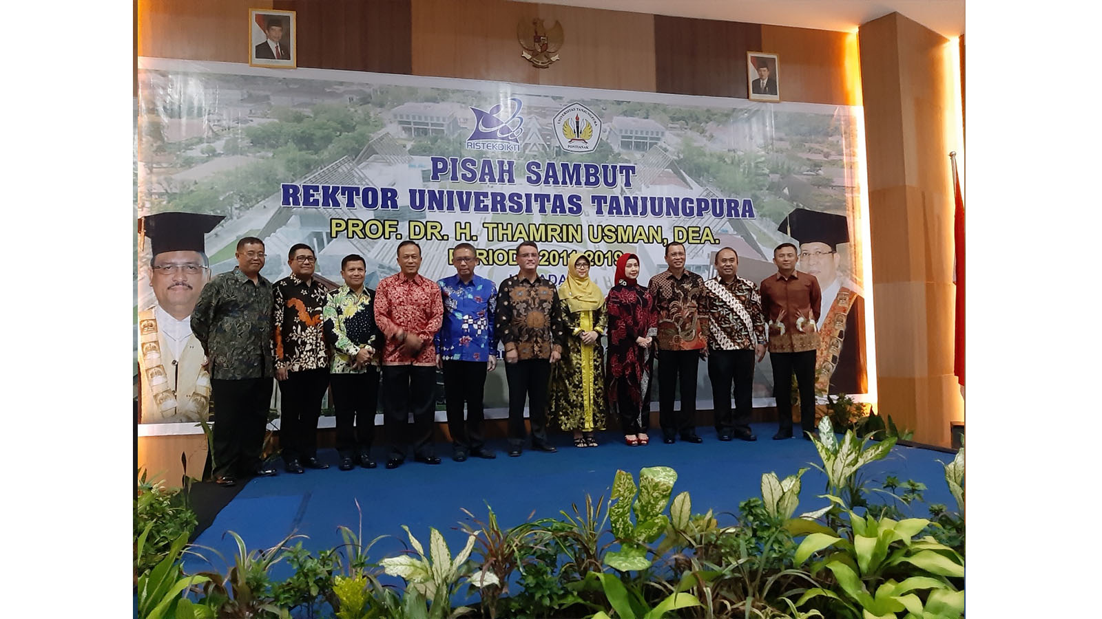 Pisah Sambut Rektor Universitas Tanjungpura, Prof Thamrin Kembali Jadi Dosen MIPA