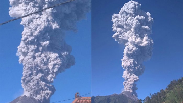 Gunung Merapi Yogyakarta Meletus, Warga Sekitar Diimbau Waspada