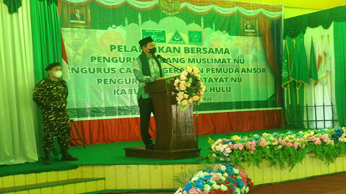 Bupati Fransiskus Diaan Ajak Nahdlatul Ulama Selalu Bersinergi Bangun Kapuas Hulu
