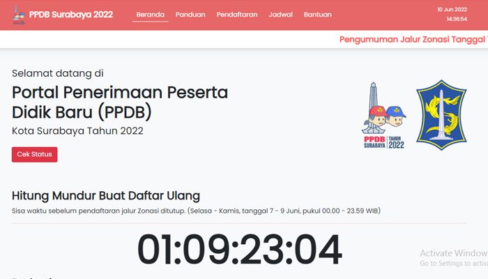 Tanggal Daftar Ulang PPDB SD Surabaya 2022 dan Syaratnya Jika Lolos