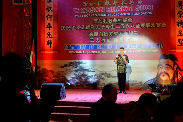 Peringati Lahir Nabi Kong Hu Cu, Bhakti Suci Gelar Ritual dan Jamuan Makan Bersama