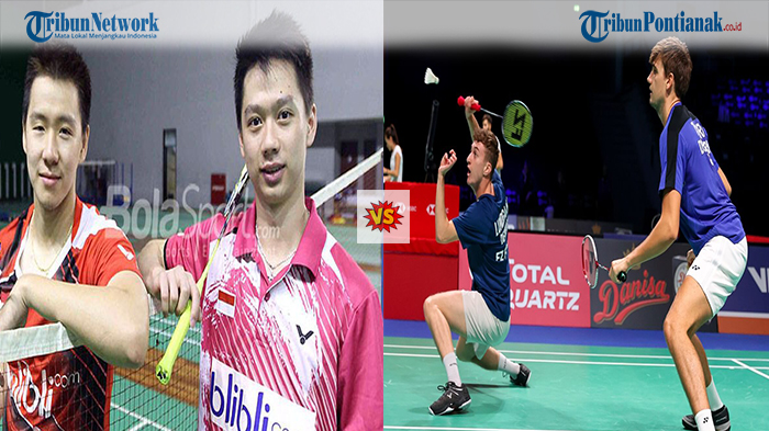 Hasil Marcus Gideon/Kevin Sukamuljo vs Daniel/Mathias Live TVRI Hylo Jerman Open Badminton 2021