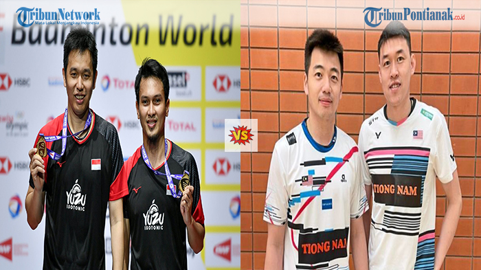 Hasil Mohammad Ahsan/Hendra Setiawan vs Tan Kian Meng/Tan Wee Kiong Live BWF Hylo Jerman Open