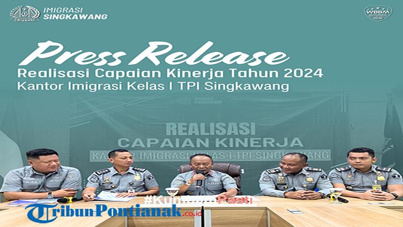 Sepanjang Tahun 2024, Kantor Imigrasi Singkawang Berhasil Kumpulkan PNPB Sebesar 19 Miliar Rupiah