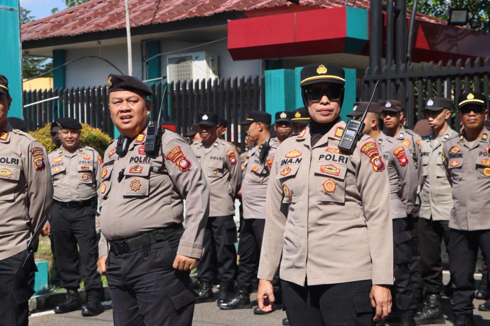 Polresta Pontianak Lakukan Pengamanan Aksi Unjuk Rasa Barisan Pemuda Melayu Kalimantan Barat - Tribunpontianak.co.id