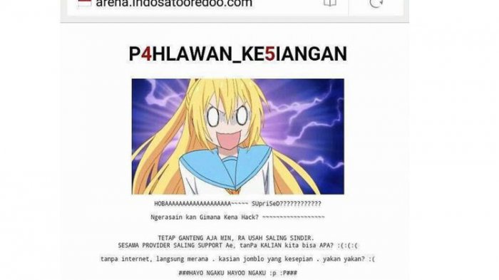 Setelah Sempat Sindir Soal Kuota Mahal, Giliran Web Indosat 'Dikerjain' Hacker