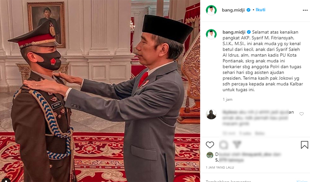 ingat-ajudan-presiden-jokowi-syarif-muhammad-fitriansyah-gubernur-sutarmidji-sampai-ucap-selamat.jpg