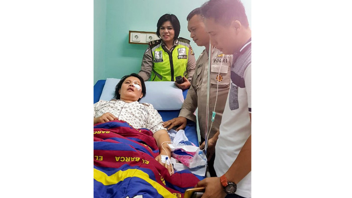 Disiksa Teroris, Polwan Asal Kalbar Rayakan Ulang Tahun di Rumah Sakit, Lihat Ekpresinya