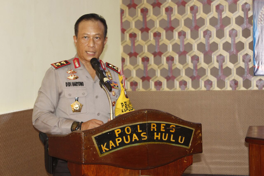 Kunjungi Kapuas Hulu, Kapolda Tekankan Netralitas Jajaran di Pilgub Kalbar