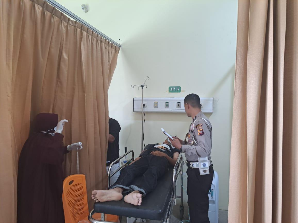 Polres Sambas Tangani Lakalantas Beruntun di Teluk Keramat, Dua Orang Meninggal Dunia