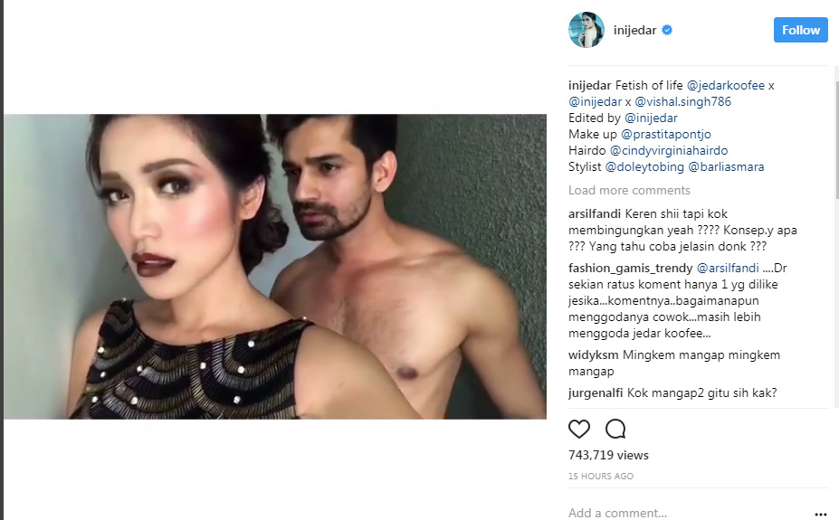 Hadirkan Vishal Tanpa Baju, Iklan Kopi Jessica Iskandar Bikin Netizen Jijik, Tonton Videonya!