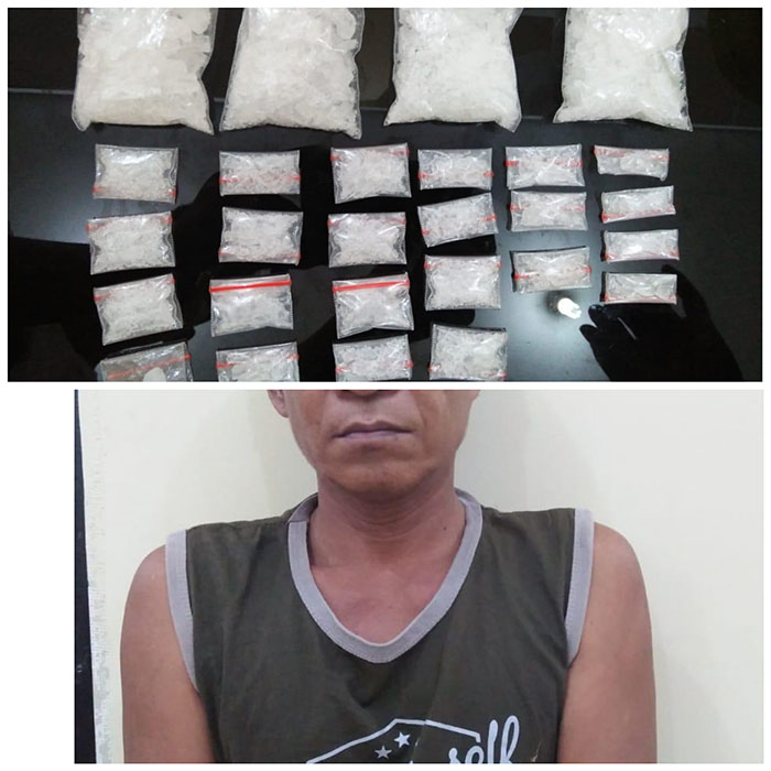 Polres Landak Tangkap Bandar Narkoba Asal Singkawang, Target Operasi Sejak Awal Tahun