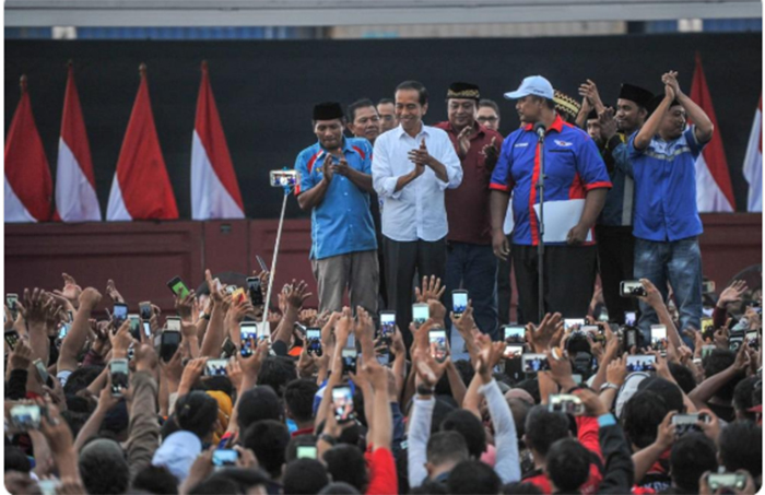LIVE Streaming Kampanye JOKOWI di Jawa Timur, Jadwal Lengkap Kampanye Terbuka Joko Widodo-Maruf Amin