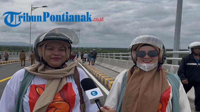 Jembatan Sungai Sambas Besar Diresmikan, Warga Sebut Lebaran ke Rumah Keluarga Mudah