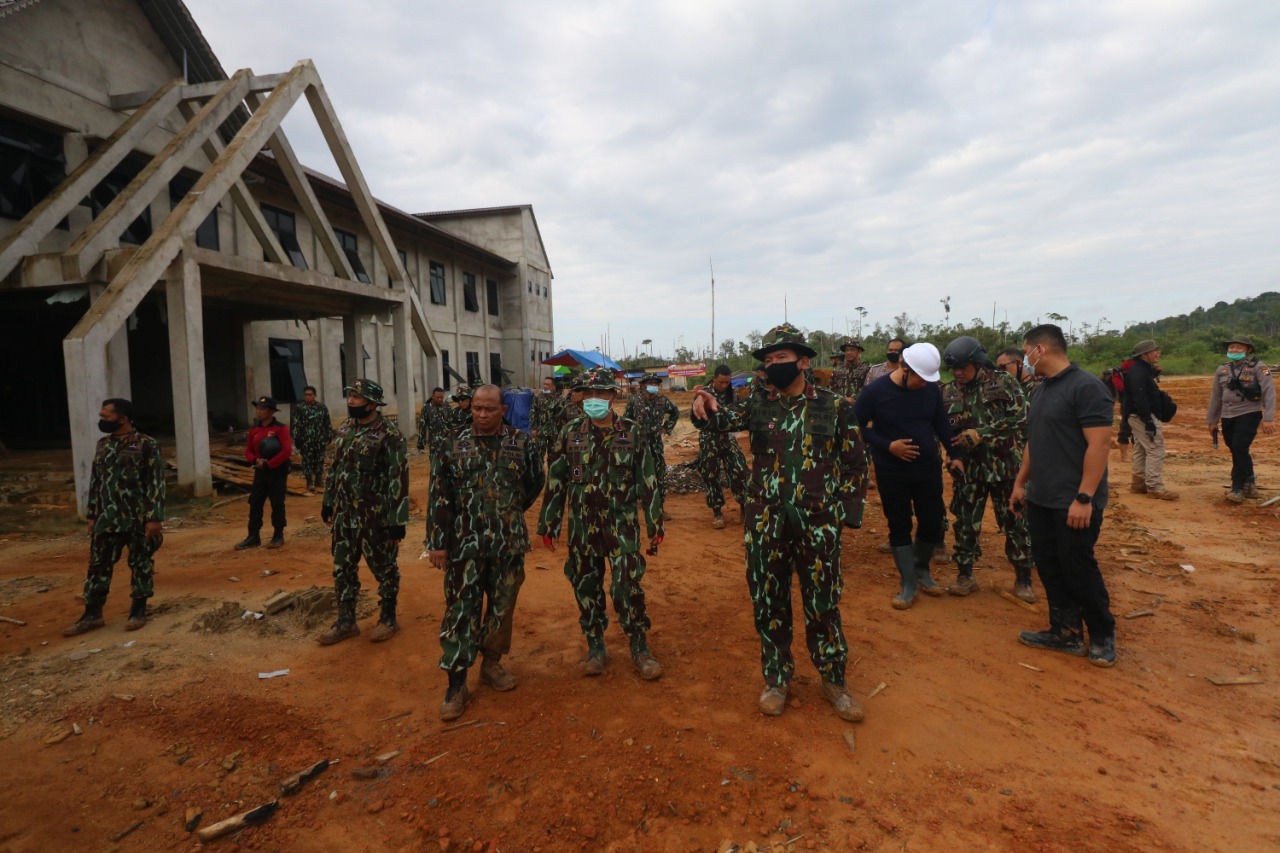 Kapolda Kalbar Cek Kemajuan Pembangunan SPN, Targetkan Akhir Tahun 2020 Beroperasi
